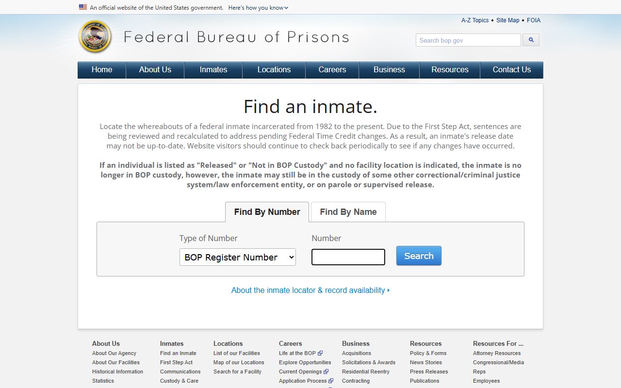 Heard County jail mugshots federal BOP inmate locator custody search