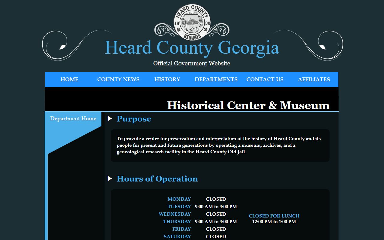 Heard County jail mugshots Old Jail museum local records context